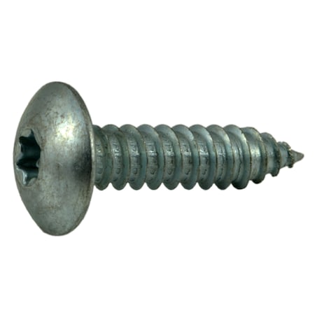 Midwest Fastener Sheet Metal Screw, #14 x 1 in, Zinc Plated Steel Truss Head Torx Drive, 20 PK 36985
